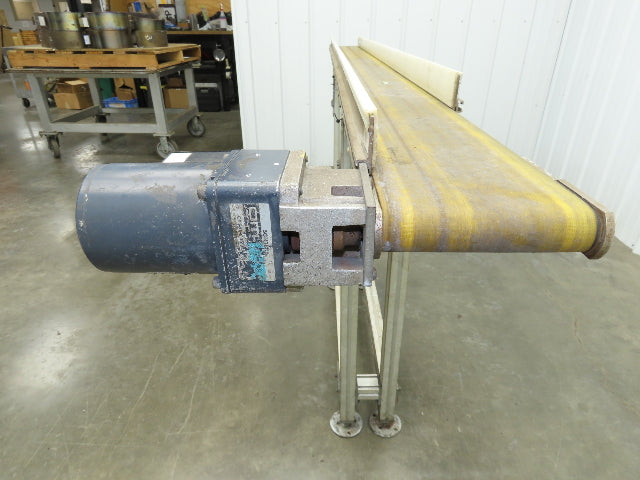 QC Industries 96"L Flat Belt Conveyor 150mm Belt Width 115V End Drive 34 FPM
