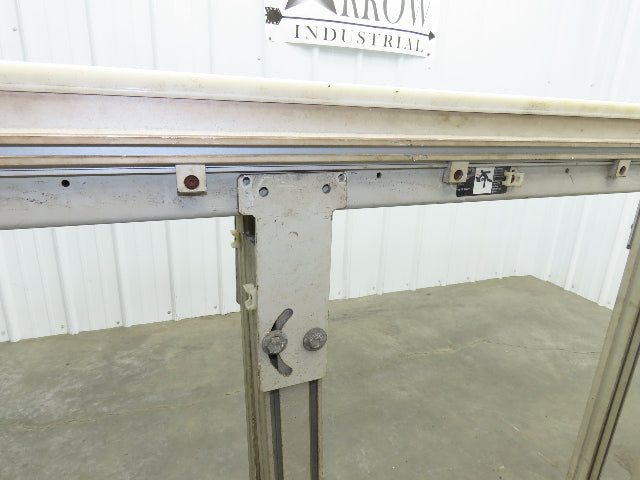 QC Industries 96"L Flat Belt Conveyor 150mm Belt Width 115V End Drive 34 FPM