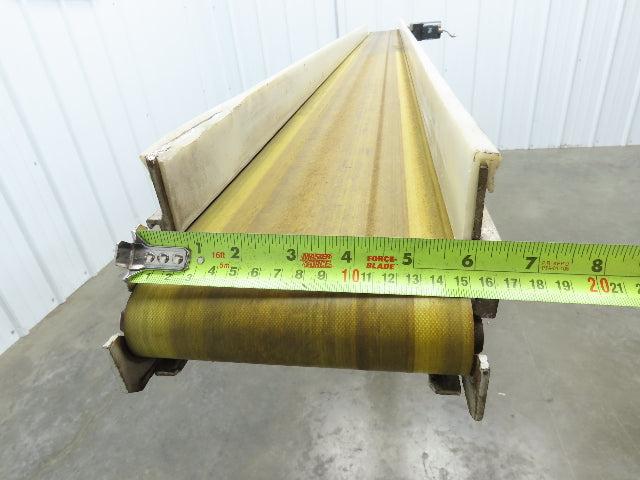 QC Industries 96"L Flat Belt Conveyor 150mm Belt Width 115V End Drive 34 FPM