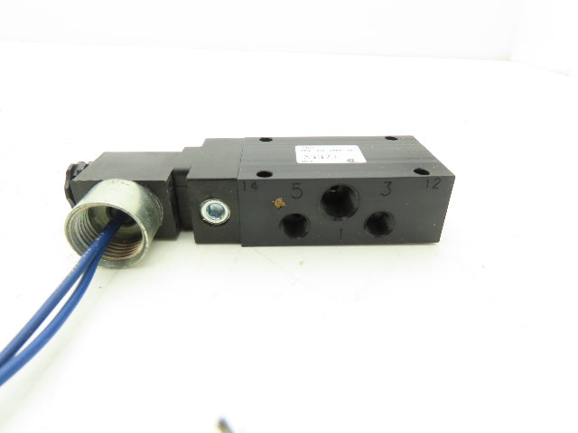 Tyco 791L-412-C4AA-00 Pneumatic Solenoid Valve 3/2-Way 150psi 1/4"NPT 120VAC