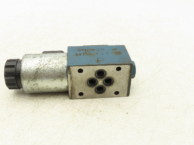 Rexroth 4WE6 D 61/EG24N9K4 Hydraulic Solenoid Directional Spool Valve 24 VDC