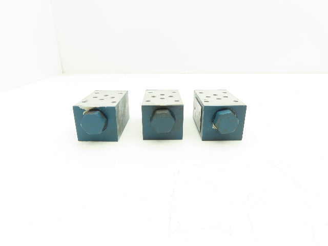 Rexroth Z2SRK 6-1-11/V Hydraulic Sandwich Plate Check Valve 3000 PSI  Lot of 3
