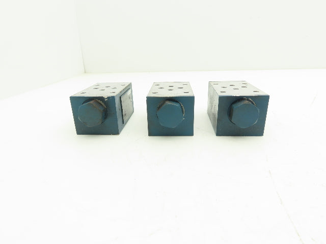 Rexroth Z2SRK 6-1-11/V Hydraulic Sandwich Plate Check Valve 3000 PSI  Lot of 3