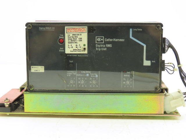 Cutler Hammer RP6A12A120 Digitrip Air AC Circuit Breaker RMS/R 510 Trip 600VAC