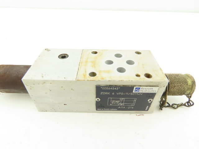 Rexroth ZDRK 6 VP5-11/50YMV Hydraulic Pressure Reducing Relief Valve Size 6