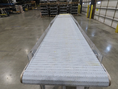 MK North America MBF-P 2040 24"x 12' Plastic Belt Conveyor .33Hp 230/460V 50FPM