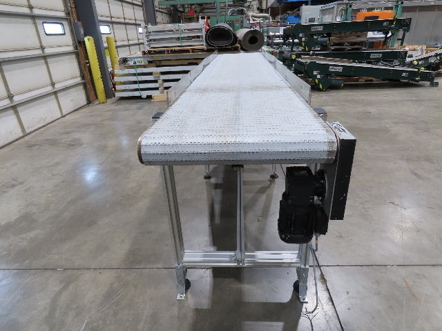 MK North America MBF-P 2040 24"x 12' Plastic Belt Conveyor .33Hp 230/460V 50FPM