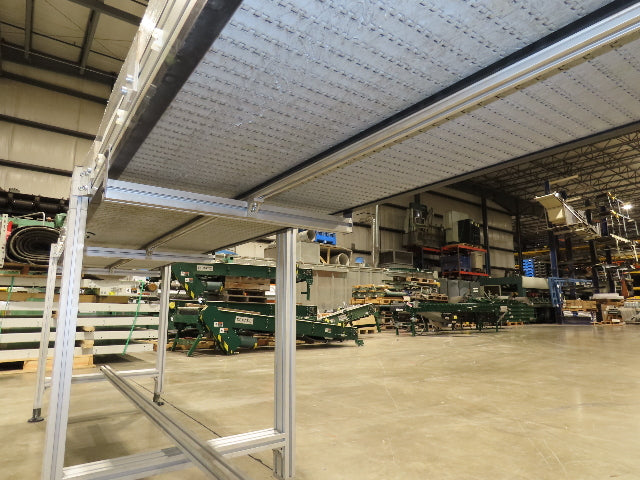 MK North America MBF-P 2040 24"x 12' Plastic Belt Conveyor .33Hp 230/460V 50FPM