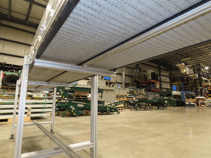 MK North America MBF-P 2040 24"x 12' Plastic Belt Conveyor .33Hp 230/460V 50FPM