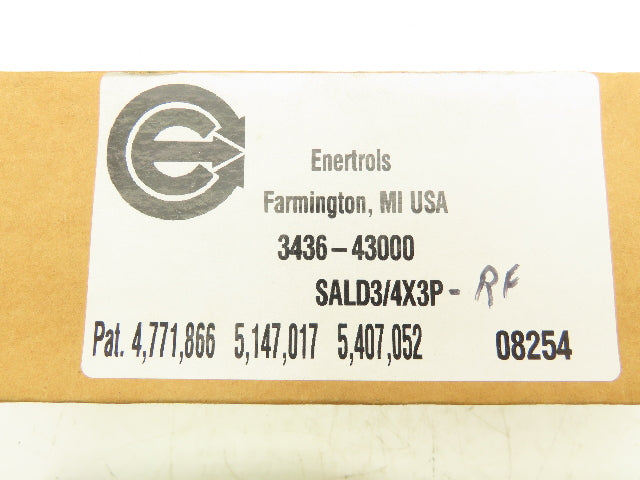 Enertrols SALD3/4X3P Hydraulic Shock Absorber 3" Stroke 3/4" Bore