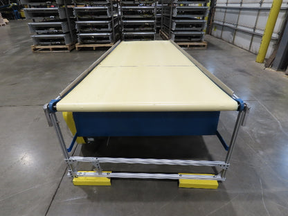 Keenline 42"x 11' Incline Belt Conveyor .75Hp 230/460V 110FPM Center Drive