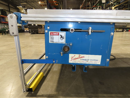 Keenline 42"x 11' Incline Belt Conveyor .75Hp 230/460V 110FPM Center Drive