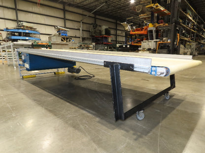 Keenline 42"x 11' Incline Belt Conveyor .75Hp 230/460V 110FPM Center Drive