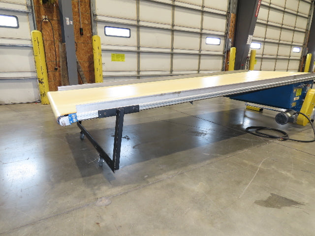 Keenline 42"x 11' Incline Belt Conveyor .75Hp 230/460V 110FPM Center Drive