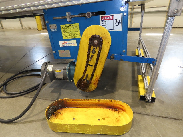 Keenline 42"x 11' Incline Belt Conveyor .75Hp 230/460V 110FPM Center Drive