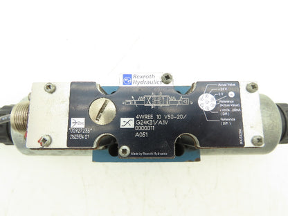 Rexroth 4WREE 10 V50-20/G24K31/A1V Hydraulic Proportional Directional Valve