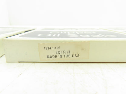 Parker/JM Clipper 4314 H1L5 Oil Seal 3" Shaft Dia 4-1/4" Housing Bore Lot of 4