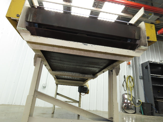 Power-Pack 24"x 8'  Steel Slat Belt Conveyor .33Hp 230/460V Chain Drive 16FPM