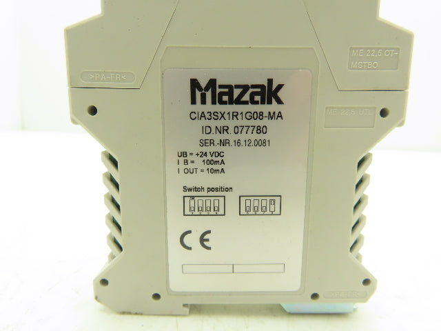 Mazak 077780 CIA3SX1R1G08-MA Read-Write Interface Adaptor 24VDC IP20