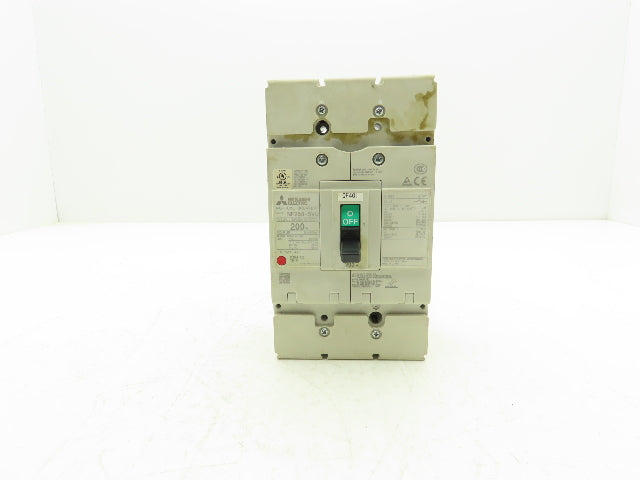 Mitsubishi Electric NF250-SVU 200A Molded Case Circuit Breaker 3-Pole 480V 3PH