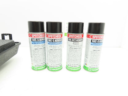 Magnaflux Spotcheck Dye Penetrant Test Kit Cleaner Developer READ