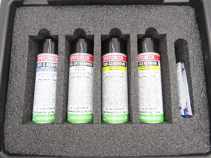 Magnaflux Spotcheck Dye Penetrant Test Kit Cleaner Developer READ