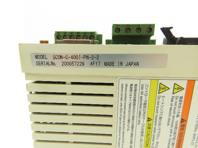 IAI SCON-C-400I-PN-2-2 Single Axis Linear Servo Actuator Position Controller