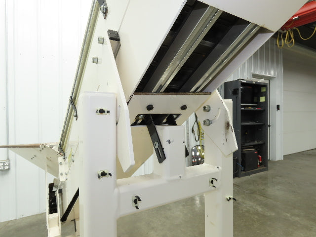 Direct Conveyors Incline Parts Conveyor 6" Steel Cleated Belt 230/460V 89"OAL