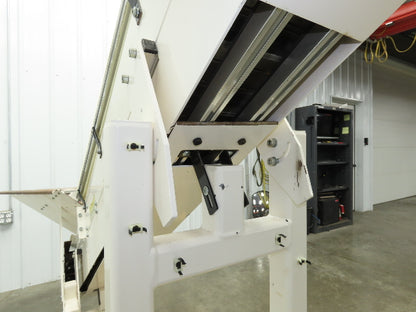 Direct Conveyors Incline Parts Conveyor 6" Steel Cleated Belt 230/460V 89"OAL