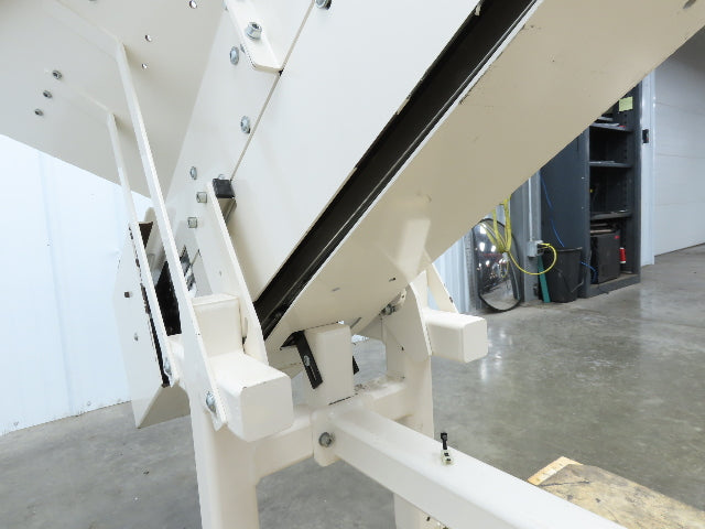 Direct Conveyors Incline Parts Conveyor 6" Steel Cleated Belt 230/460V 89"OAL