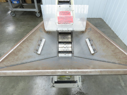 Direct Conveyors Incline Parts Conveyor 6" Steel Cleated Belt 230/460V 89"OAL