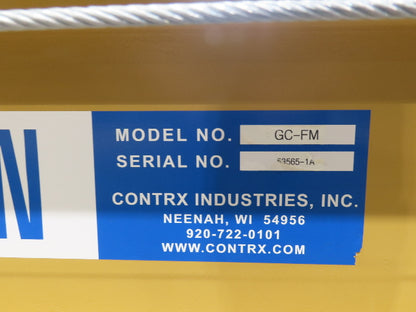 Contrx GC-FM 3 Ton 6000 Lb Portable Gantry Crane 15' 6" Span 12' Fixed Height