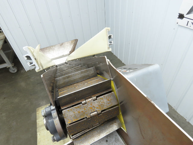 Direct Conveyors Incline Parts Conveyor 6" Steel Cleated Belt 89"OAL  *No Motor*