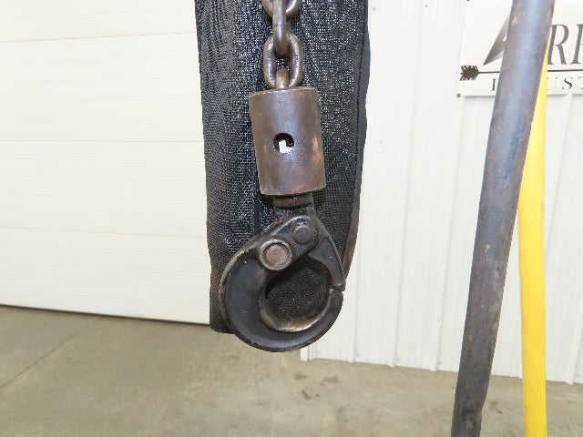 CM Lodestar Model L 1 Ton 2000lb Electric Chain Hoist 21' Lift 16 FPM 3PH 480V