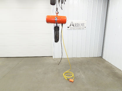 CM Lodestar Model L 1 Ton 2000lb Electric Chain Hoist 21' Lift 16 FPM 3PH 480V