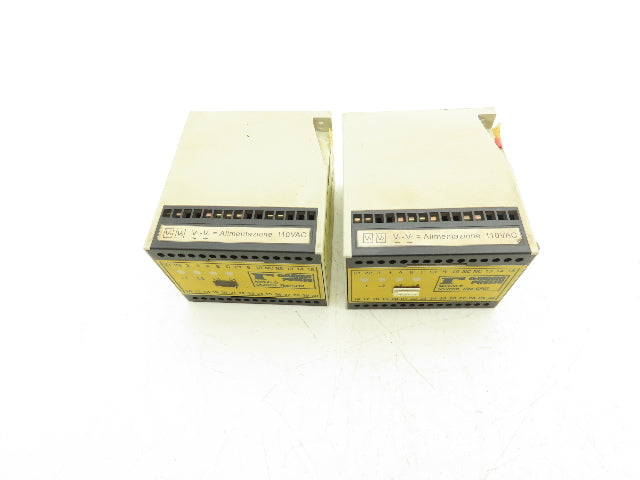 Gamma Presse GP 02 Safety Relay 32Pt 110VAC In 24VDC Out Lot Of 2