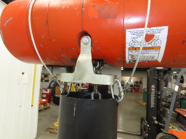 CM Lodestar Model L 1 Ton 2000lb Electric Chain Hoist 30' Lift 16 FPM 3PH 480V