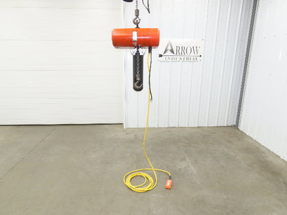 CM Lodestar Model L 1 Ton 2000lb Electric Chain Hoist 30' Lift 16 FPM 3PH 480V
