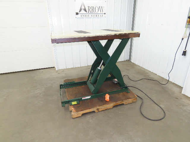 Southworth LS2-36 Hydraulic Scissor Lift Table 2000Lb 36" Lift 48"x36" Top 120V