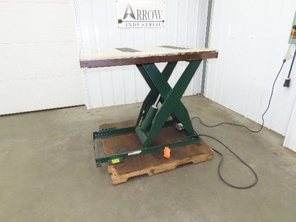 Southworth LS2-36 Hydraulic Scissor Lift Table 2000Lb 36" Lift 48"x36" Top 120V