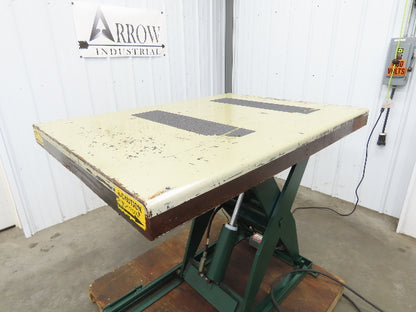Southworth LS2-36 Hydraulic Scissor Lift Table 2000Lb 36" Lift 48"x36" Top 120V