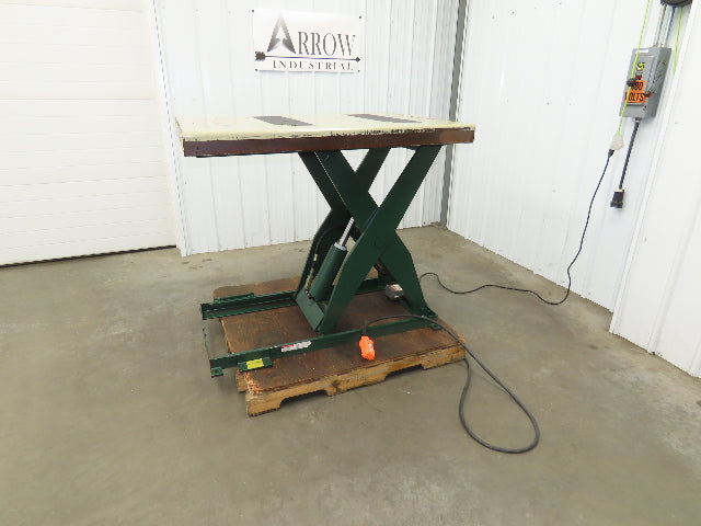 Southworth LS2-36 Hydraulic Scissor Lift Table 2000Lb 36" Lift 48"x36" Top 120V