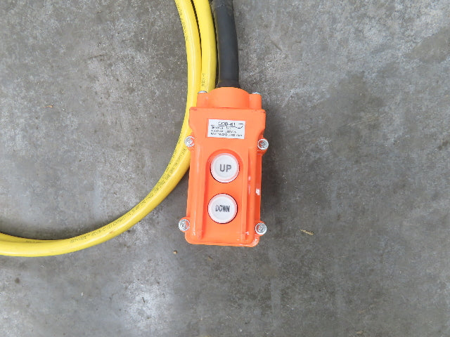 CM Lodestar Model L 1 Ton 2000lb Electric Chain Hoist 20' Lift 16 FPM 3PH 480V