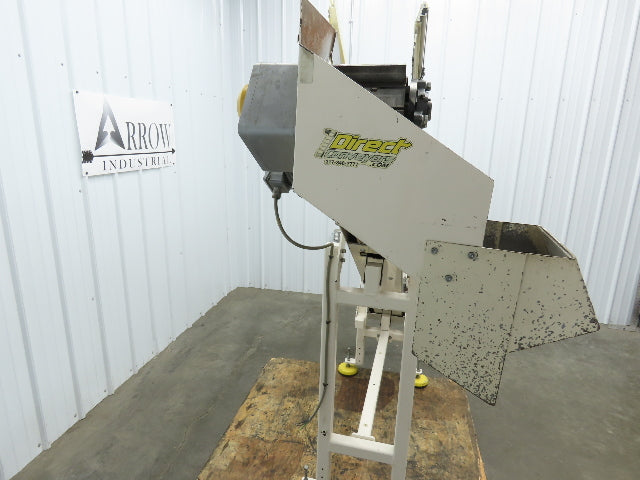 Direct Conveyors Incline Parts Conveyor 6" Steel Cleated Belt 230/460V 89"OAL