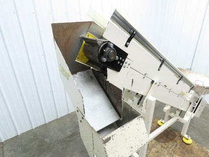 Direct Conveyors Incline Parts Conveyor 6" Steel Cleated Belt 230/460V 89"OAL