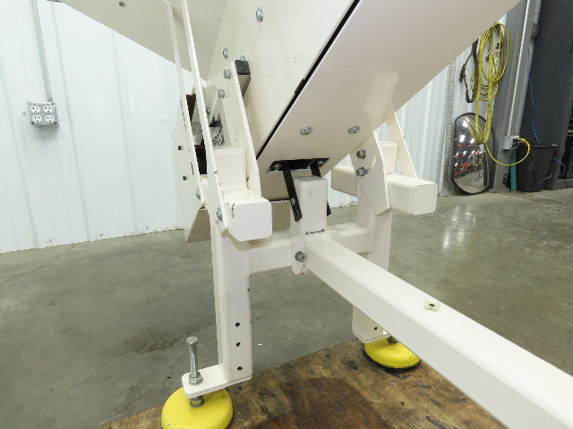 Direct Conveyors Incline Parts Conveyor 6" Steel Cleated Belt 230/460V 89"OAL
