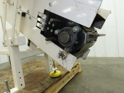 Direct Conveyors Incline Parts Conveyor 6" Steel Cleated Belt 230/460V 89"OAL