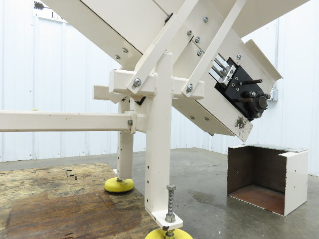Direct Conveyors Incline Parts Conveyor 6" Steel Cleated Belt 230/460V 89"OAL
