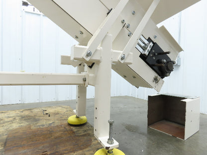 Direct Conveyors Incline Parts Conveyor 6" Steel Cleated Belt 230/460V 89"OAL