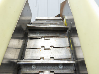 Direct Conveyors Incline Parts Conveyor 6" Steel Cleated Belt 230/460V 89"OAL